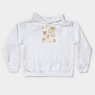 cozy gaming 4 Kids Hoodie